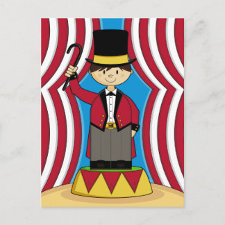 Circus Ringmaster Postkarte