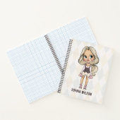 Circus School Pink Harlequin Girl  Notizblock (Innenseite)