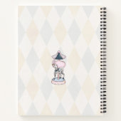 Circus School Pink Harlequin Girl  Notizblock (Rückseite)