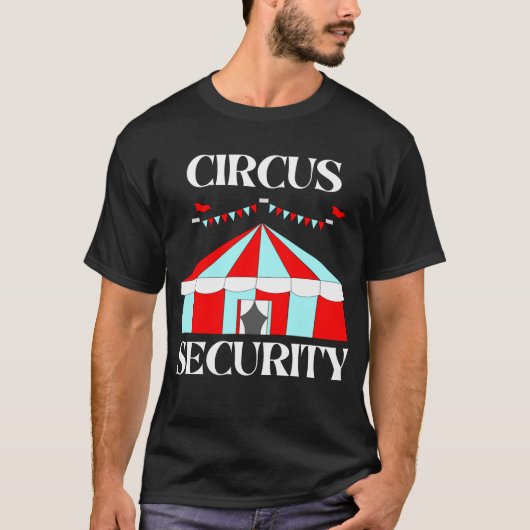 Circus Security Halloween Fun T - Shirt (Vorderseite)