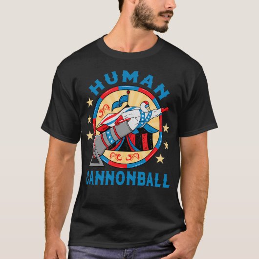Circus Shirt - Menschliches Cannonball-Kostüm - me (Vorderseite)