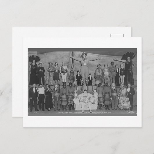 Circus Side Show - Kongress der Freaks (1932) Postkarte (Vorne/Hinten)