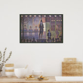 Circus Sideshow by Georges Seurat, Vintage Kunst Poster (Küche)