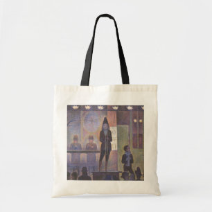 Circus Sideshow by Georges Seurat, Vintage Kunst Tragetasche