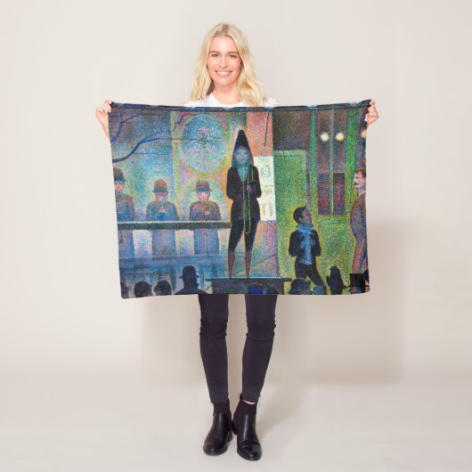 Circus Sideshow, Seurat Fleecedecke (Beispiel)