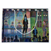 Circus Sideshow, Seurat Große Geschenktüte (Vorderseite)