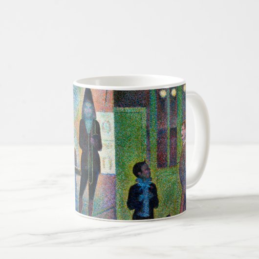Circus Sideshow, Seurat Kaffeetasse (VorderseiteRechts)