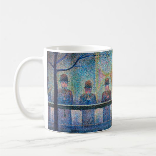 Circus Sideshow, Seurat Kaffeetasse (Links)