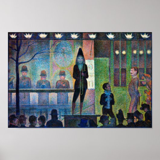 Circus Sideshow, Seurat Poster (Vorne)