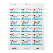 Circus-Siegel Adressaufkleber (Vorne)