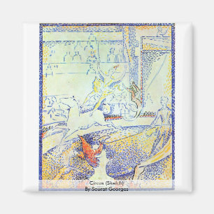 Circus (Sketch) von Seurat Georges Magnet