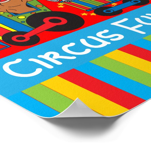 Circus Spaß für alle Poster (Ecke)