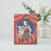 Circus-Steampunk-Postkarte Postkarte (Stehend Vorderseite)