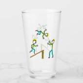Circus Stickmen Acrobats Glas (Vorderseite)