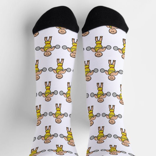 Circus Strongman Socken (Oben)