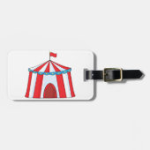 Circus Tent Luggage Tags Gepäckanhänger (Vorderseite horizontal)