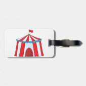 Circus Tent Luggage Tags Gepäckanhänger (Rückseite horizontal)
