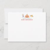 Circus Tent Nursery Note Card Mitteilungskarte (Vorderseite)