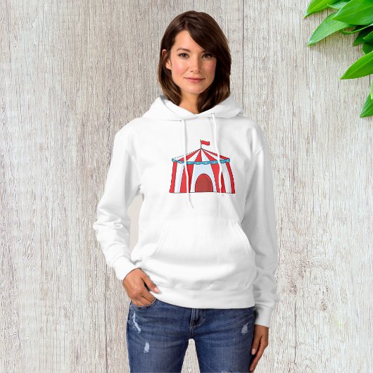 Circus Tent Womens Hoodie