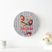 Circus Thema Acrobat Neugeborenes Kinderzimmer Große Wanduhr (Zuhause)