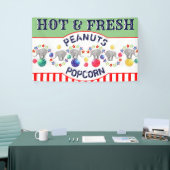 Circus Thema Elephant Karneval Snack Bar Banner (Messeveranstaltung)