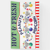 Circus Thema Elephant Karneval Snack Bar Banner (Vertikal)
