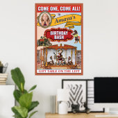 Circus Theme Foam Board Welcome Sign Poster (Heimbüro)