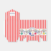 Circus Theme Gourmet Snack Party Geschenkschachtel (Ungefaltet)