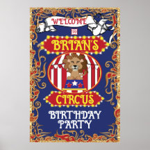 Circus Theme Poster