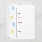 Circus Themed Party Einladung (Rückseite)