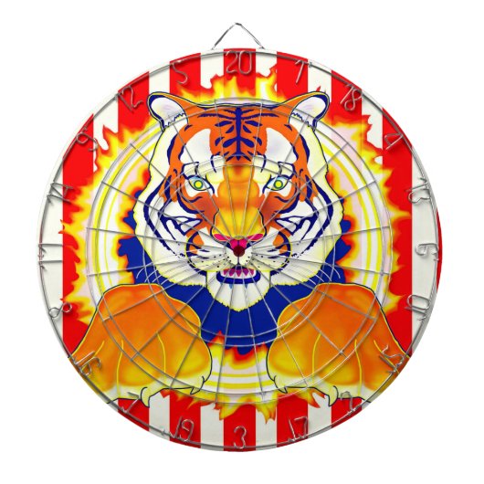 Circus Tiger Dartboard Dartscheibe (vorne)
