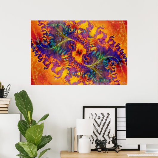 Circus Time Poster (Heimbüro)