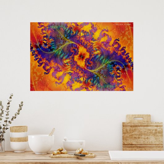 Circus Time Poster (Küche)