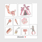 Circus Town Aufkleber (Blatt)