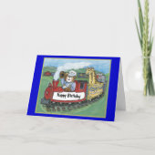 Circus Train Birthday Card Karte (Vorderseite)