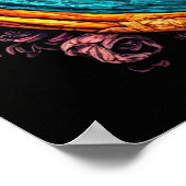 Circus Trapeze Artists Performer Cirque Vaudeville Poster (Ecke)