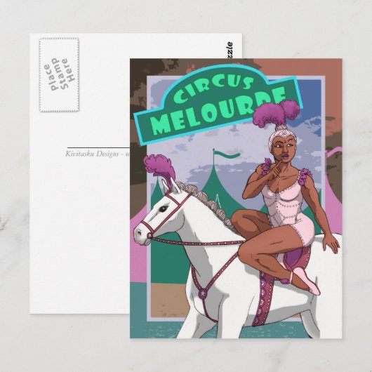 Circus Trick Rider Postkarte (Vorne/Hinten)