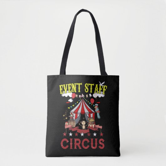 Circus Veranstaltungspersonal Funny Party Karneval Tasche (Vorderseite)