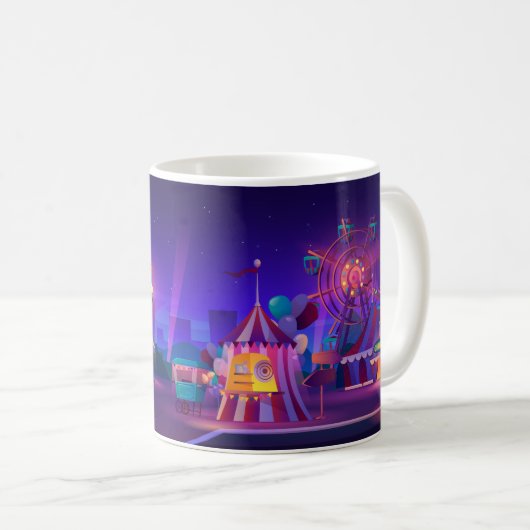 Circus Vergnügungspark Kaffeetasse (VorderseiteRechts)