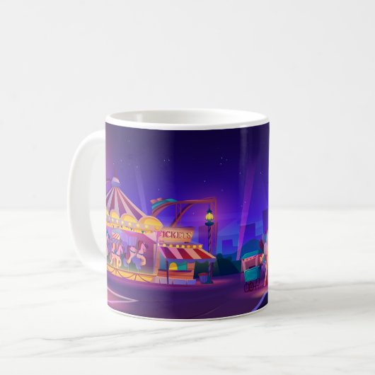 Circus Vergnügungspark Kaffeetasse (Vorderseite Links)