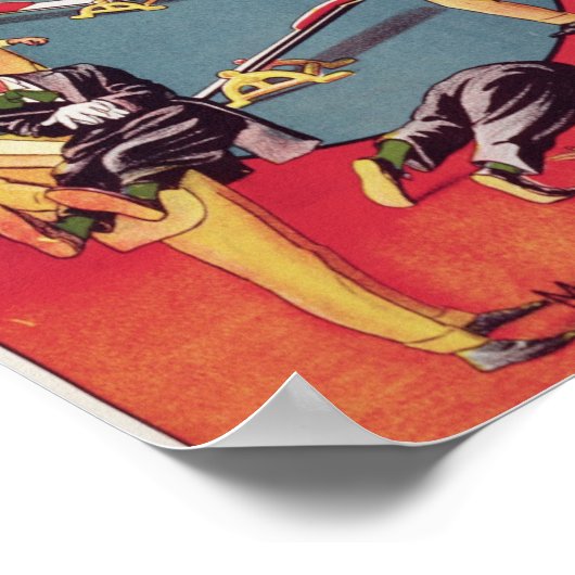 Circus von Broncho Bill, Birmingham c.1890-1910 Poster (Ecke)