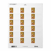 Circus von Georges Seurat Adressaufkleber (Vorne)