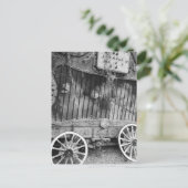 Circus Wagon Postkarte (Stehend Vorderseite)