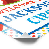 Circus Welcome Sign ・ 8 x 10 Print Fotodruck (Ecke)