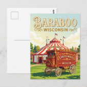 Circus World Museum USA Postkarte (Vorne/Hinten)
