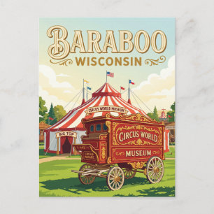Circus World Museum USA Postkarte