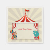 Circus Zent, Performers Serviette (Vorderseite)