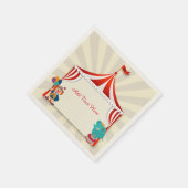 Circus Zent, Performers Serviette (Ecke)