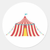 Circus Zent Runder Aufkleber (Vorderseite)