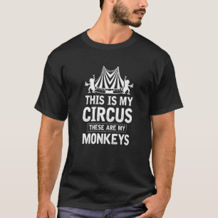 Circus Zoo Animal Monkey Chimpanze Affe T-Shirt